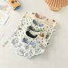 H3CD Weiche & Atmungsaktive Baumwoll-Baby-Lätzchen Doppelseitiges Design Spucktuch für Neugeborene & Kleinkinder Sabbern und Zahnen