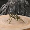 Brass Ant Figurines Miniature Simulation Insect Desk Ornament Table Tea Pets Antique Copper Crafts Home Decors