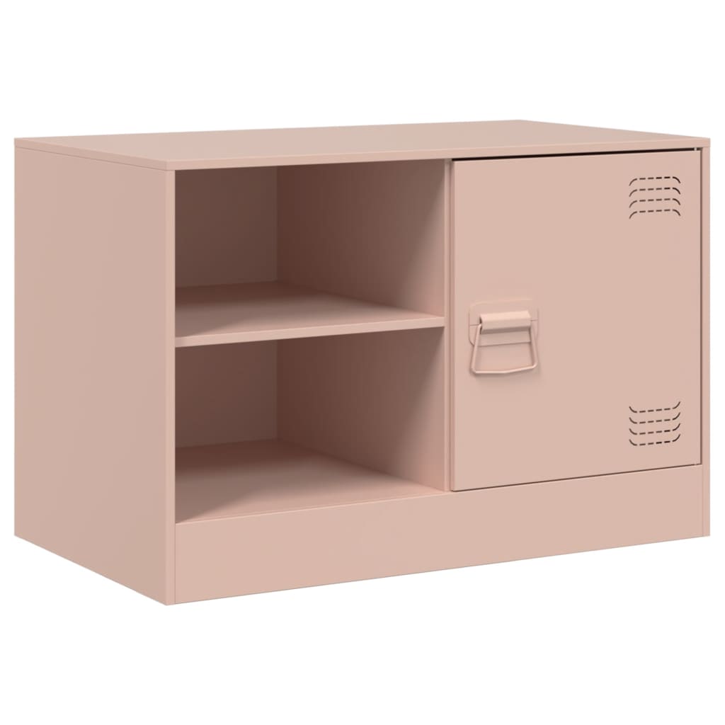 Vidaxl Szafka Pod Telewizor, Różowa, 67X39X44 Cm, Stalowa