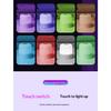 16 Colors LED Touch Bedside Night Light Rechargeable Dimmable Atmosphere Lamp with Remote Portable Decor Light for Bedroom