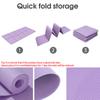 Foldable Yoga Mat Eco Friendly EVA Folding Travel Fitness Exercise Mat 3mm/4mm Thicknesses for Yoga Pilates Floor Workouts
