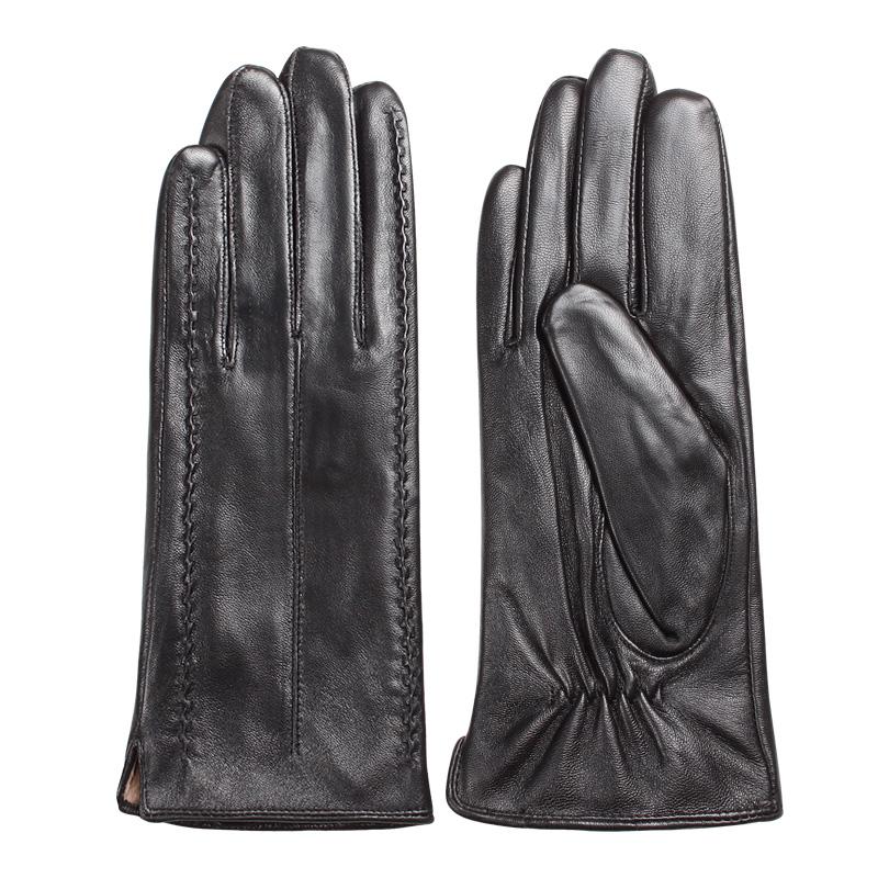 Cheap Touch Screen Leather Gloves Daily Life Winter Warm Women Gloves