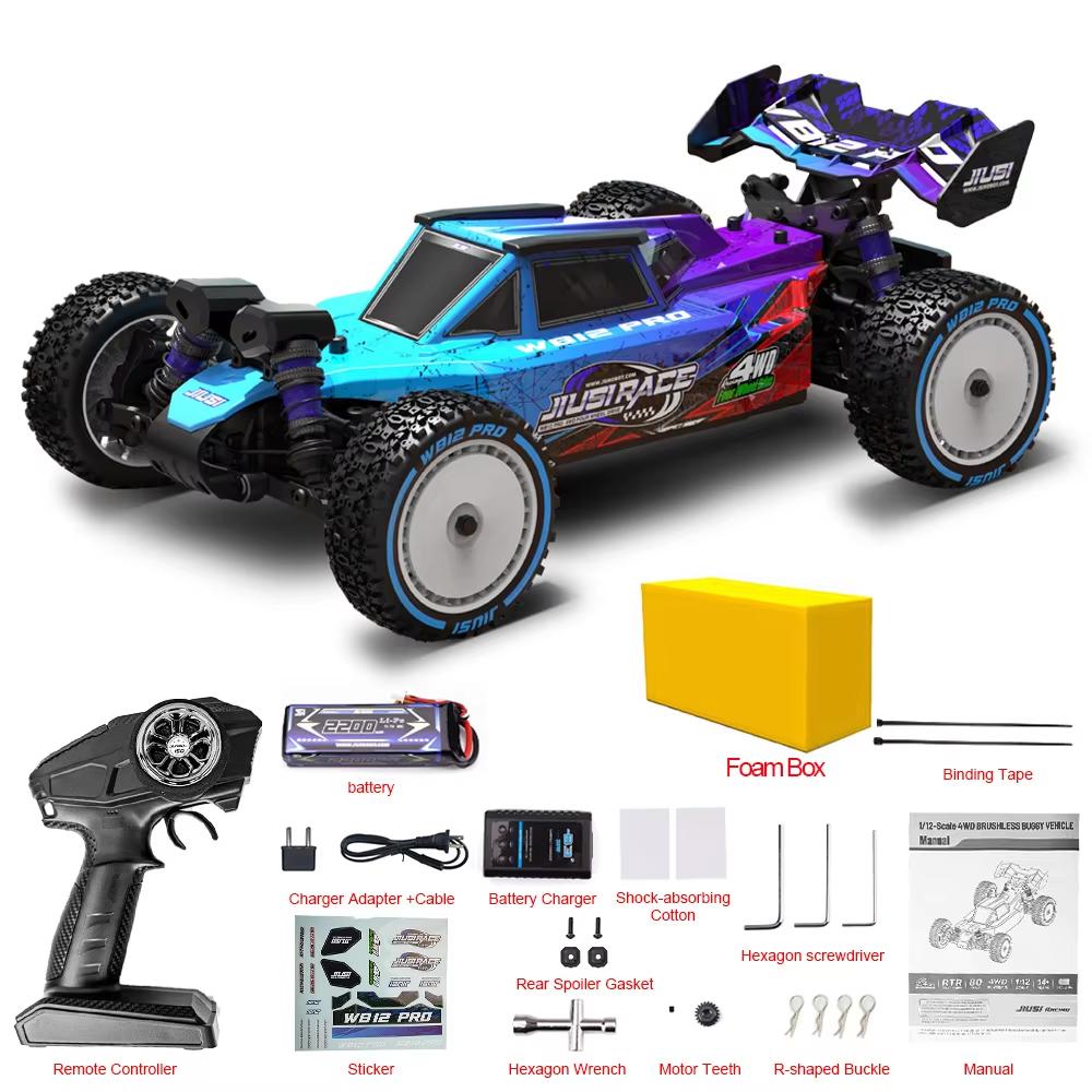 

Радиоуправляемая машина 80 км/ч 4WD JIUSI WB12 PRO 1/12 Гоночный автомобиль 2,4 ГГц Пульт дистанционного управления Конкурентный внедорожник Радиоуправляемые игрушки Дрифт-машины Подарок