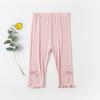 Girls' Summer Thin Capris: Casual Korean-Style Mid-Length Pants for Baby Girls and Kids