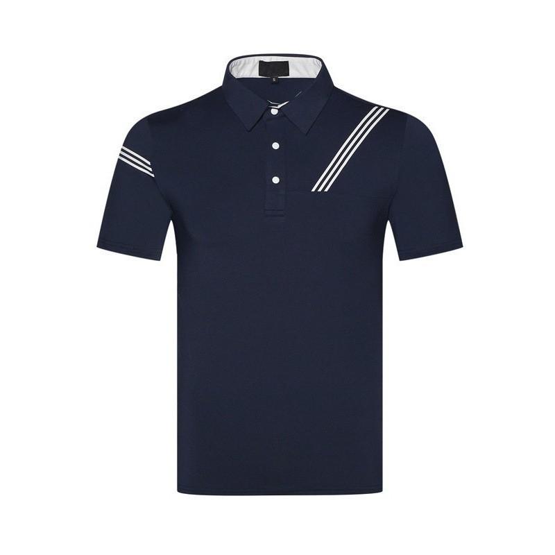 Mens Golf Polo Shirt Quick-Dry Breathable Short Sleeve Tee Outdoor Sports