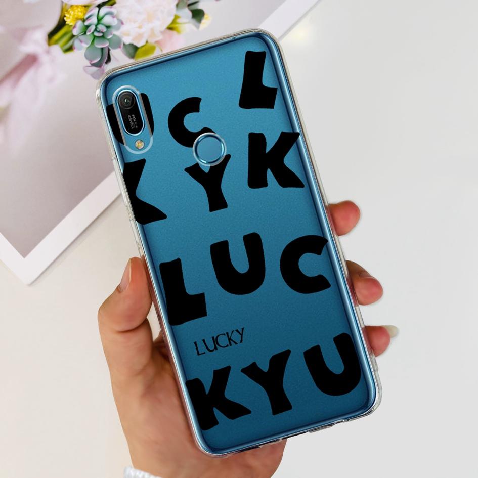 For Huawei Y6 2019 Case Y6 Pro 2019 Back Cover Popular Butterfly Astronaut Soft Silicone Phone Case For Huawei Y6s Y 6 2019 Capa