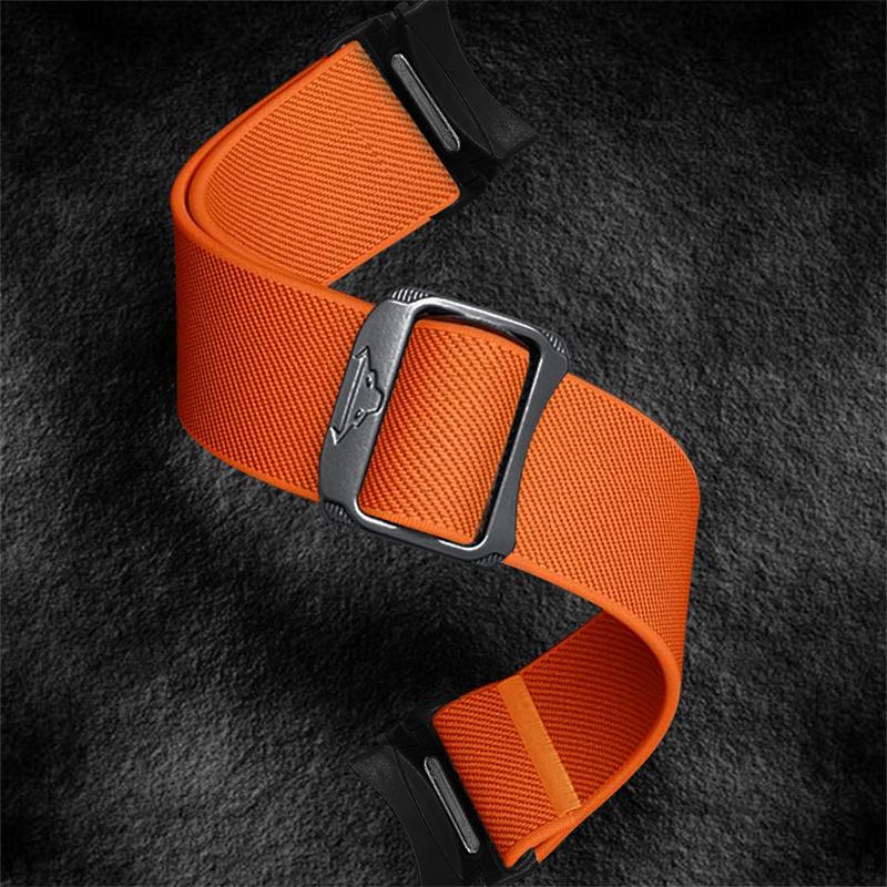 Band For Samsung Galaxy Watch 7 FE 5 Pro 4 6 Classic 44mm 40mm No Gaps Nylon Braided Sport Bracelet Correa Galaxy Watch 7 Strap