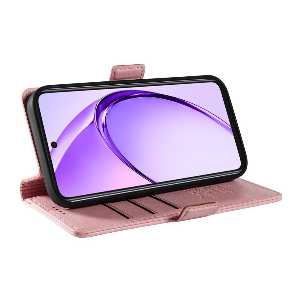 YIKATU For Oppo A5x 5G/A3x 4G/5G (India)/A3 4G/5G/A60 5G/A40 4G/A40M 4G Case PU Leather Phone Cover Litchi Texture