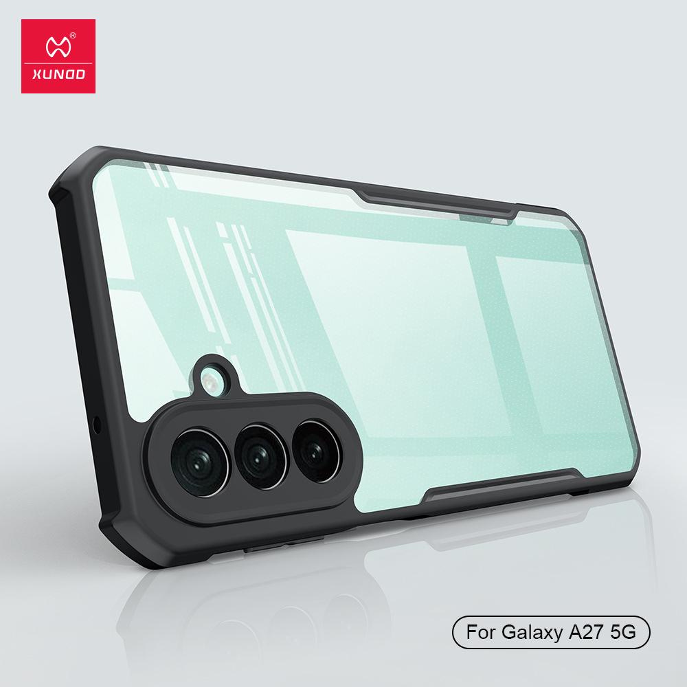 For Samsung Galaxy A27 Case XUNDD Luxury Casing Transparent Phone Cover Airbag Shockproof Bumper Protective Cases For Samsung A27 5G