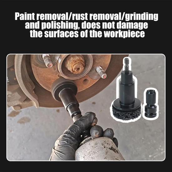 Wheel Hub Resurfacing Kit Precision Rust Removal Tool Hub Cleaner Grinding Tool Automotive Maintenance Kit