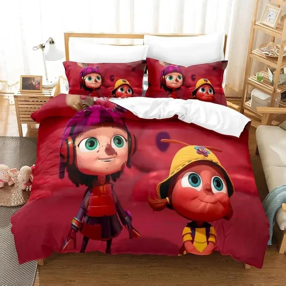 3D Print Anime Beat Bugs Printed Bed Set Duvet Cover Pillowcase Bedding Set Bed Linen Sheet Quilt Cover Full Queen King Size