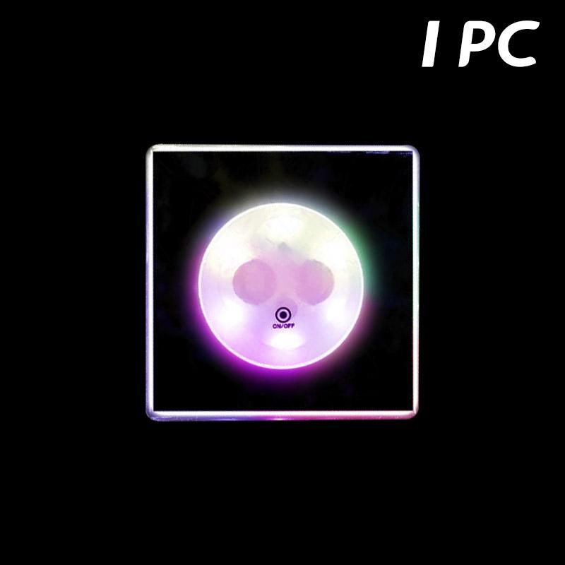 1/10/20/30PCS LED Coaster Light Up Coasters Stickers Liquor Bottle Drink Luminous Cup Mat Club Bar Party Car Wedding Vase Decor