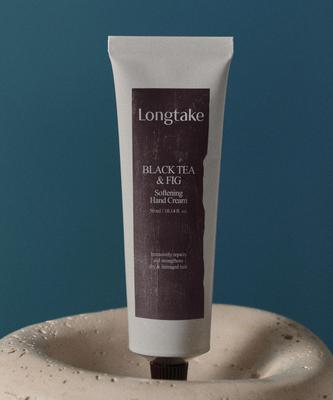 Longtake Softening Hand Cream 50ml Black Tea   Fig