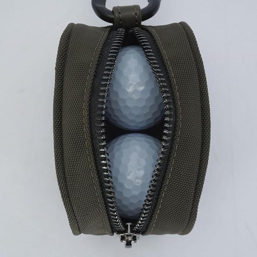 [St. Andrews] Continuing Standard Product Ball Pouch [Basic Series] (with Carabiner, Stores 2 Balls)  Golf  042-5984351 180Khaki