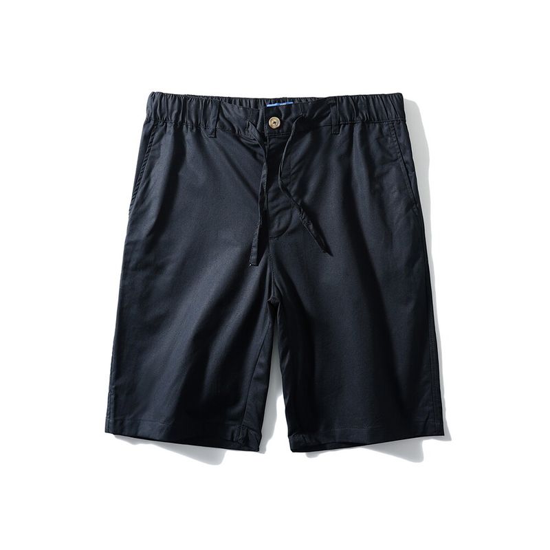 Old Money Style Linen Shorts for Men, Summer Thin Elastic Cotton-Linen Five-Point Pants, Export Men s Straight Casual Pants Black EUR36