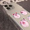 Four Pig Head iPhone 17 Mobile Phone Case Cartoon Application Apple 16pro Space Case 14 Transparent 13 Spoof 15
