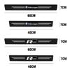 4Pcs Leather Carbon Fiber Car Door Sill Protector Strip Stickers for Volkswagen VW RLine Golf 4 5 Bora Polo Beetle Tiguan GTI B7