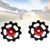 11 Växelförare Pulley, Aluminiumlegering Bakre Pulley Jockeyhjul för Mountainbike