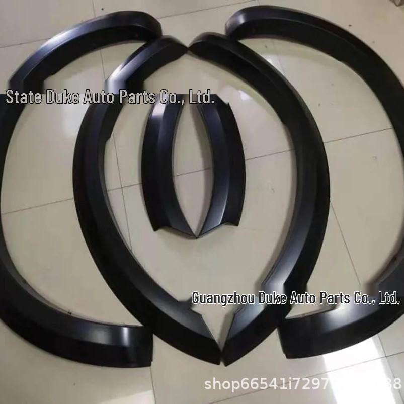 Matte Black Fender Flares for 2015-2020 Isuzu DMAX - Wheel Arch Trim for Pickup Truck Modification