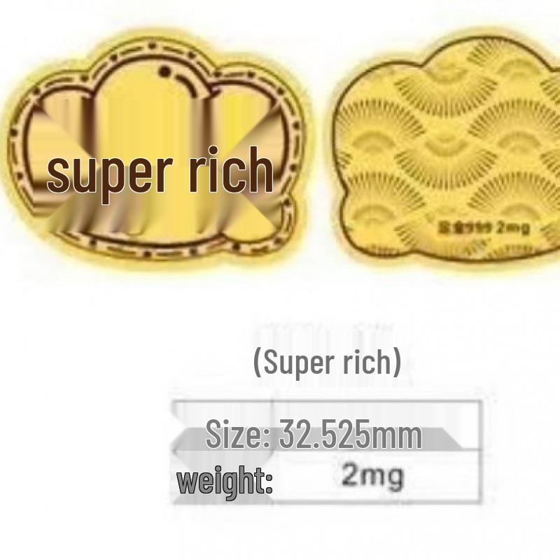 999 Pure Gold Princess Phone & Fridge Stickers: Prosperity, Peace, and Joy