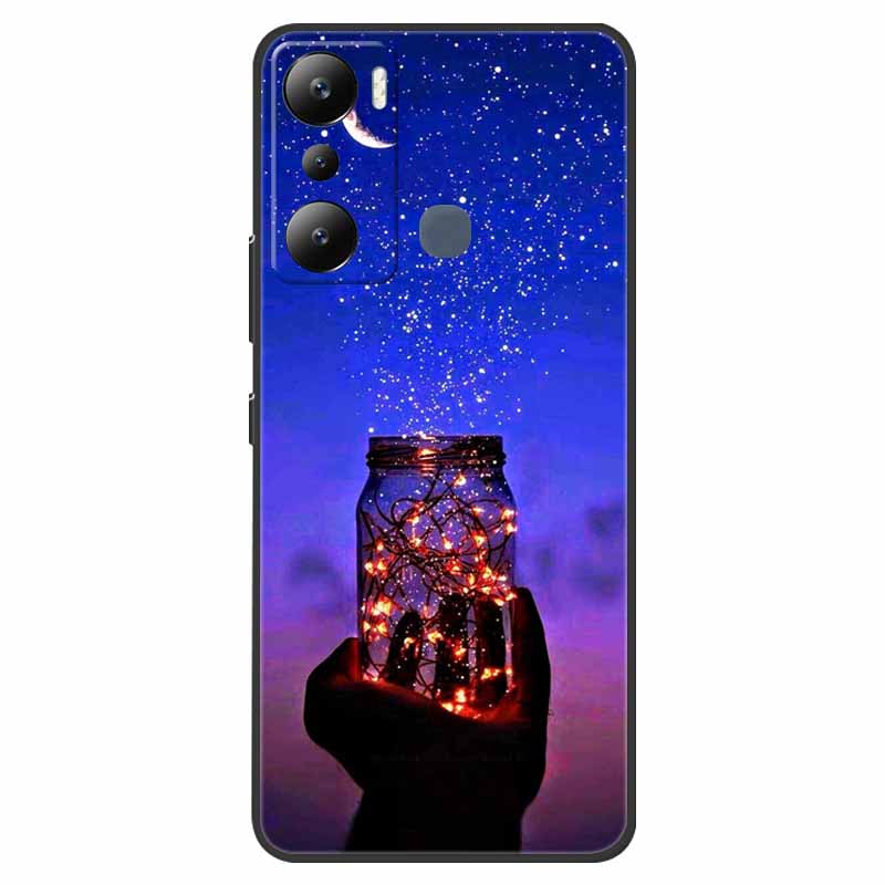 For Infinix Hot 20i Case Hot12i X665C Shockproof Soft Silicone TPU Back Cover For Infinix Hot 20i 20 I X665E Phone Cases 6.6"