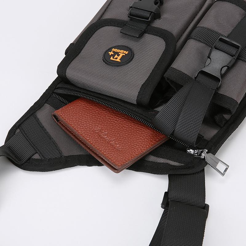 Men's Crossbody Bag Water Cup Bag Outdoor Travel Cycling Bag Water-Repellent Shoulder Bag