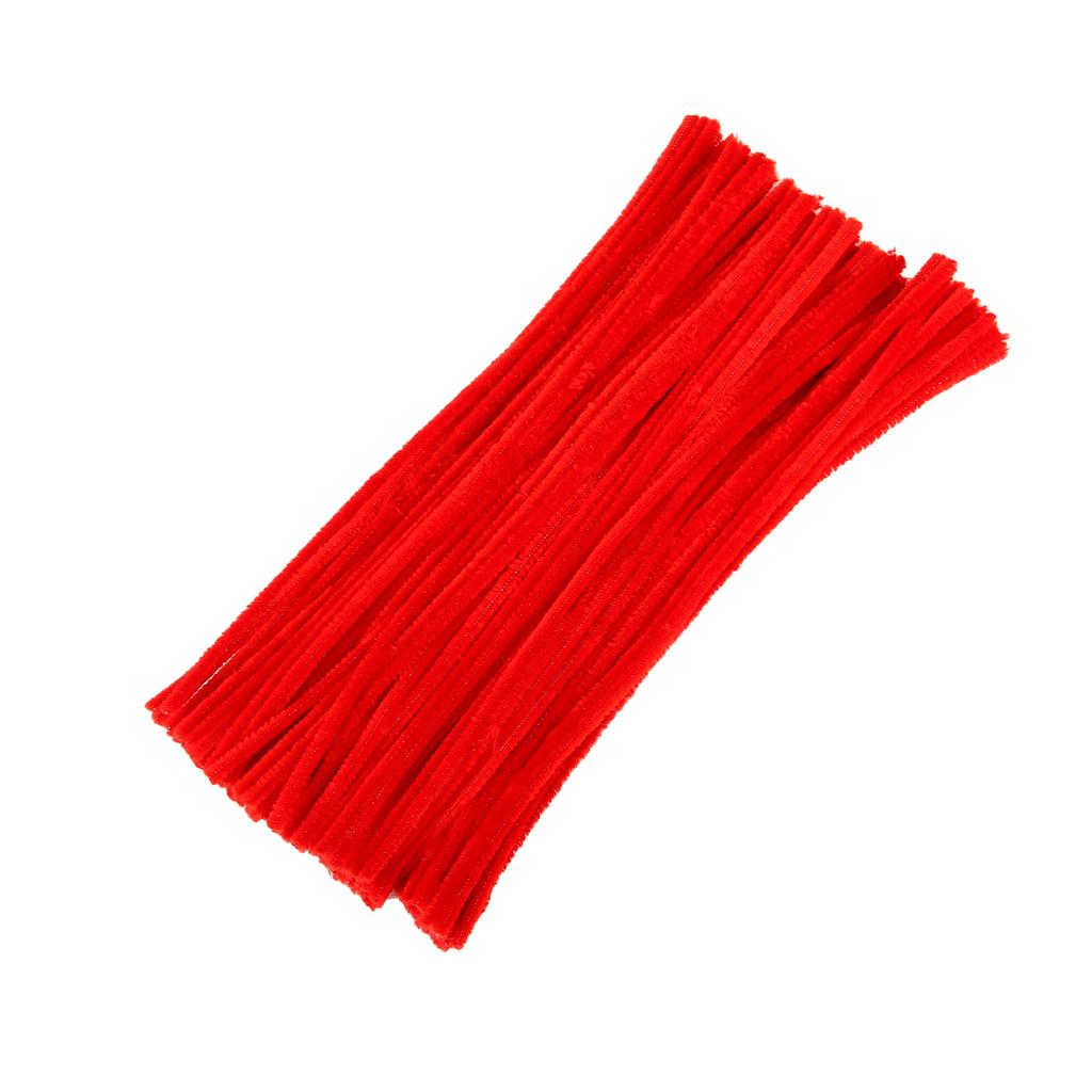 Colorful Chenille Stem Twisted Rod Wool Root Fluffy Bar Iron Wire DIY Handcraft Twisting Bar Hair Clip Decorations