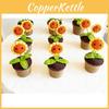 Knitted Sunflower Pot Plant Creative Décor For Your Home