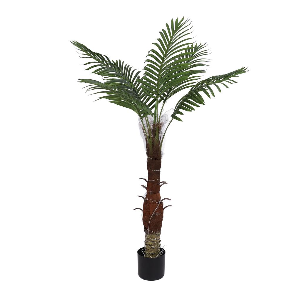 Artificial Lighted Palm Tree 100LED IP65 120cm Light Up Tropical Palm Tree for Pool Beach Yard
