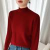 Luxury Women's Cashmere Half-High Collar Sweater, Light and Skin-Friendly, Perfect for Autumn and Winter
