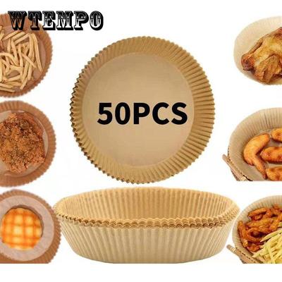 Air Fryer Liners,Air Fryer Disposable Paper Liner, Non-stick Disposable Baking Paper for Air Fryer Oil-proof