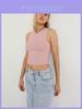 Y2k Sexy Crop Top With Nylon Fabric For Streetwear Girls