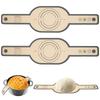 2Pcs Silicone Bread Mat Long Handle Heat Resistant Baking Bread Sling Sourdough Baking Mats for Dough Pastry Cookie Kitchen Tool