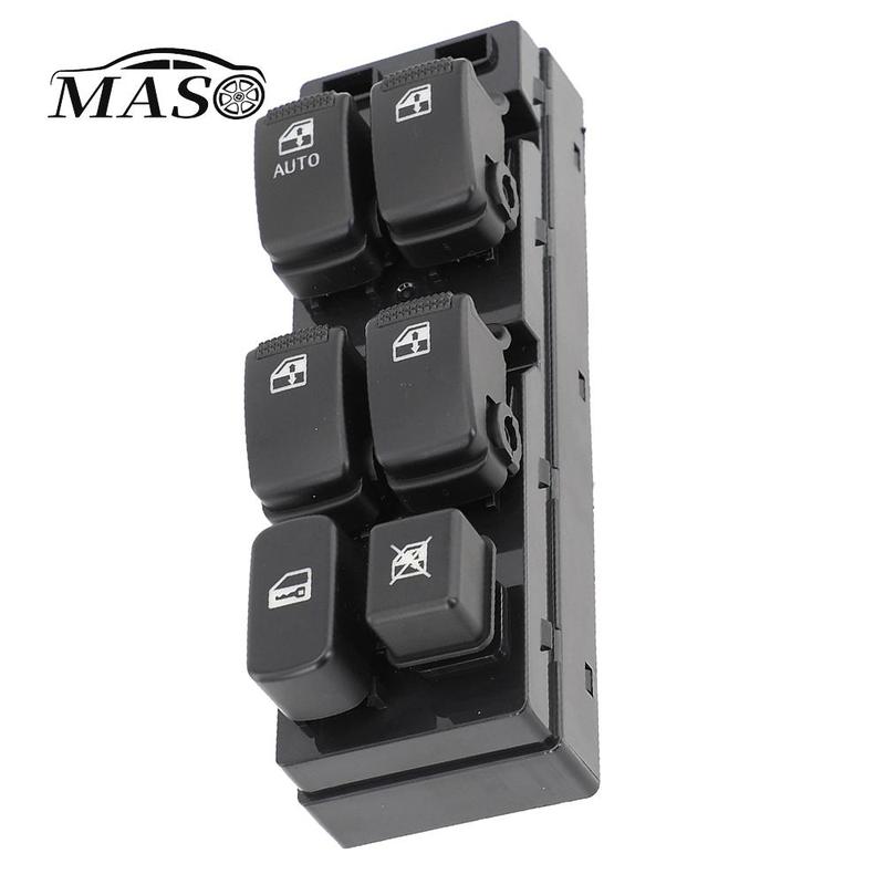 16 P Power Window Control Switch Button Front Left for LHD Kia Sorento 2002 2003 2004 2005 2006 2007 2008 2009 93570-3E410