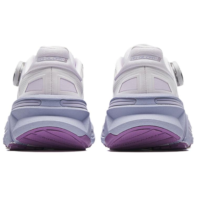 Anta Champion Honor 3 Rutschfest, Abriebfest, Atmungsaktiv Niedrig geschnitten Freizeit Laufschuhe Damen Weiß Lila 122545538A-2