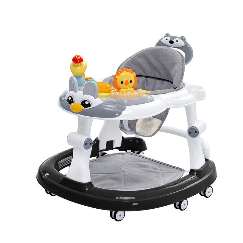 Multifunctional Baby Walker: Anti-Rollover, Sit & Learn Push Car