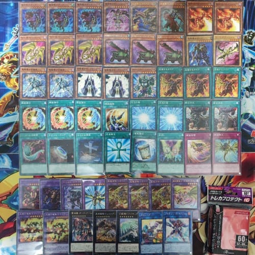 [Deck Sale] Dark Knight Gaia Deck Pre-built Deck with Sleeves Magic Knight Gaia, Dark Knight Gaia Soldier, Field of Chaos, Magic Knight Gaia, Magic Kn