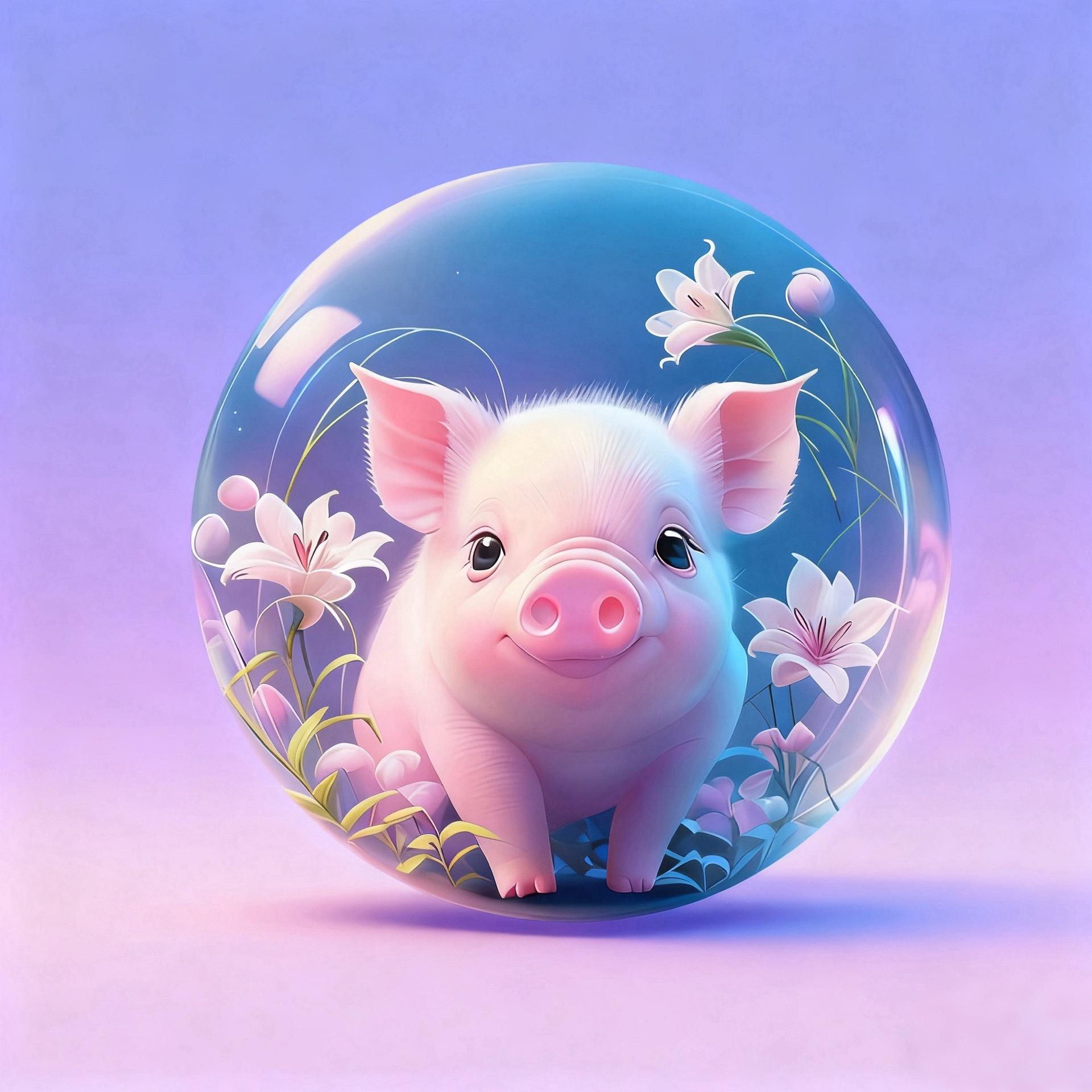 

JY High-End Chinese Zodiac Tin Painting Ornament for Living Room 20 cm