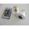 New 3W RGB E27/E14/MR16/B22/GU5.3 LED Spot Light 16 Color Bulb Lamp Lights+ 24 Keys IR Remote Control