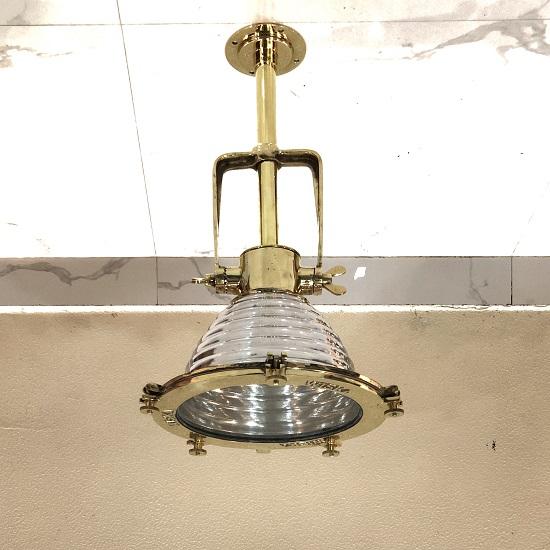 Industriální retro scéna Námořní starožitná hliníková mosaz Hotelová restaurace Kavárna Nové závěsné světlo