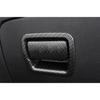 For Cadillac XT6 2020-2022 Carbon Fiber Co-Pilot Storage Box Handle Sticker 2PCS