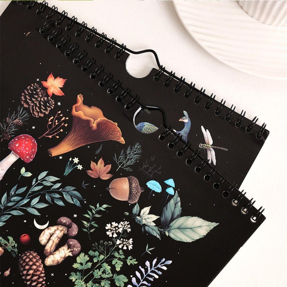 Dark Forest English Wall hanging Calendar INS Calendar Planner 2025 Wall Lunar Calendars  New Year