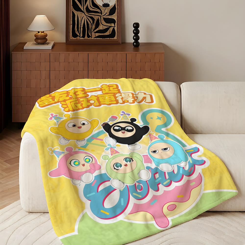 Game E-Eggy P-Party Throw Flannel Throw Blanket, Lightweight Cozy, Durable Washable Cute Cool