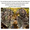 1  Suit  Camouflage Leafy Hat 3D Full Face Mask Headwear Turkey Camo Hunter Hunting Accessories