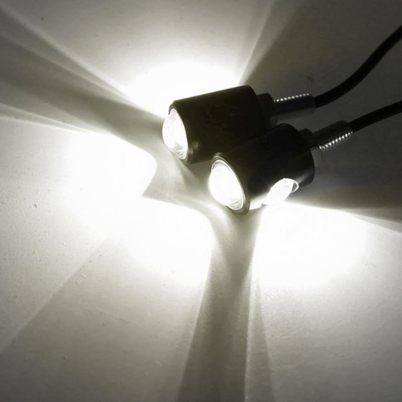 Creative Motorcycle Signal Lamp License Plate Light Led Bulb Eye Shape Turn Indicator Super Bright Easy Installation