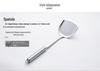Stainless Steel Kitchen Set: Includes Heat-Resistant Spatula, Slotted Spoon, Soup Ladle for Home and Outdoor Use