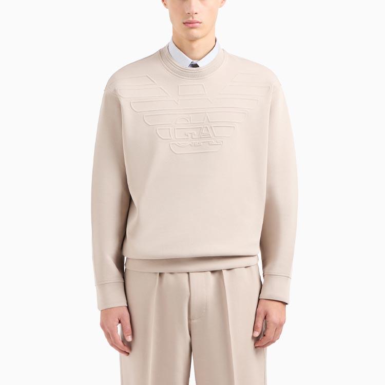 EMPORIO ARMANI Eagle embossed Sweatshirt 3D1MDX-1JHSZ-0962