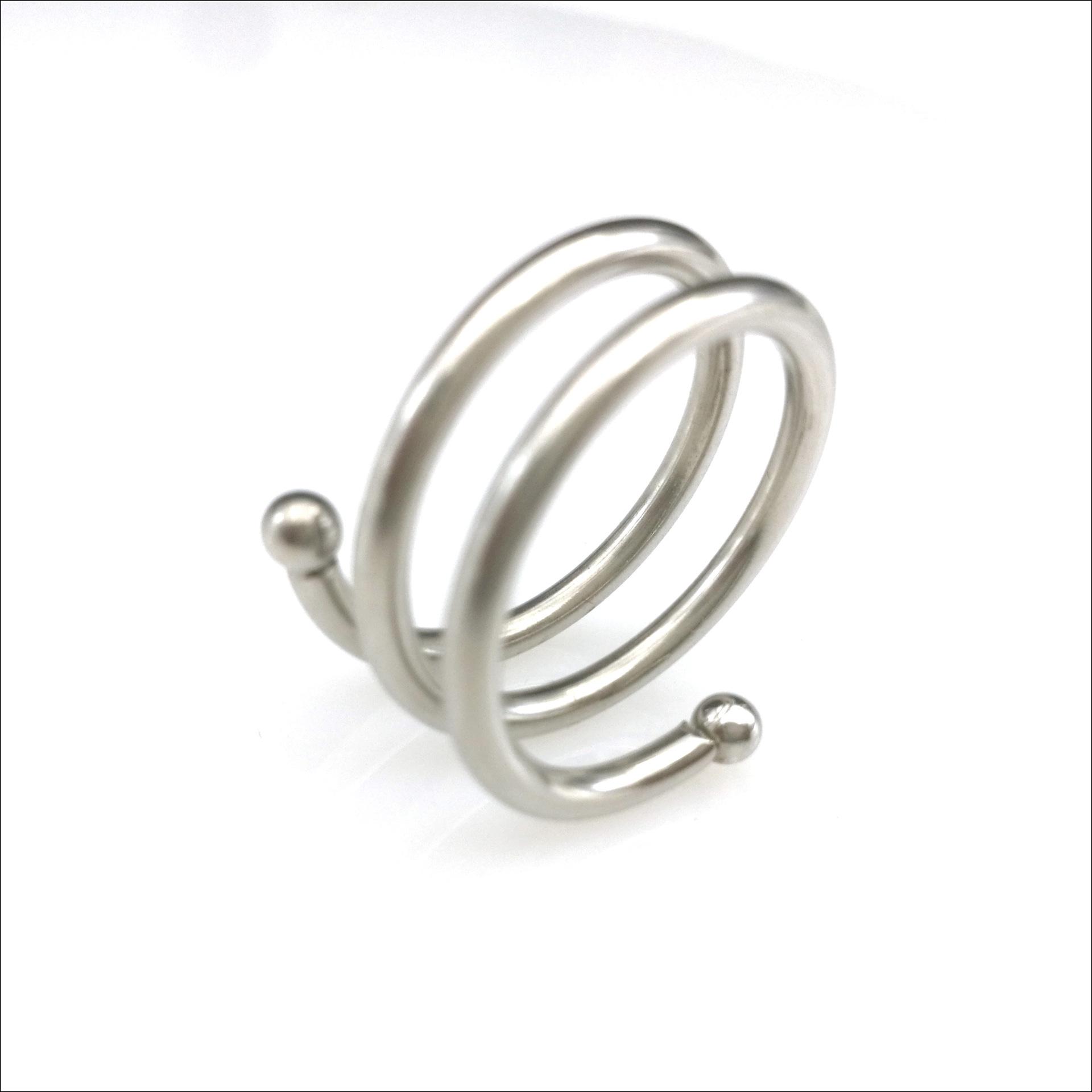 6 шт. пружинное кольцо из нержавеющей стали — фото 4