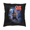 Vibrant Ozzy Osbourne Square Throw Pillow Case Decoration 3D Two Side Print Rock Band Heavy Metal Cushion Cover for Living Room