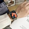 Silicon+Leather Bands for Apple Watch Strap 40mm 41mm 42mm 44mm 45mm 49mm Magnetic Buckle Bracelet iWatch Ultra SE2 8 7 6 5 4 3